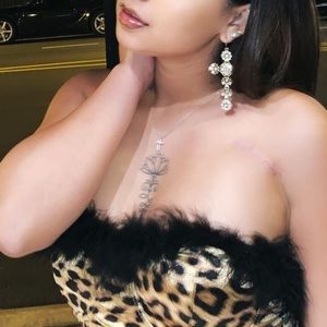 Leopard corset /bustier / crop top